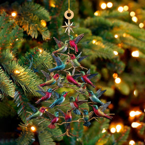 Hummingbird Tree Ornament - Bird Lover Gift