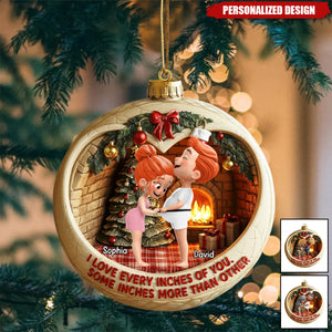 Personalized Curious Couple Ornament-Gifts For Couple