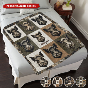 Love Hunting-Personalized Hunting Blanket
