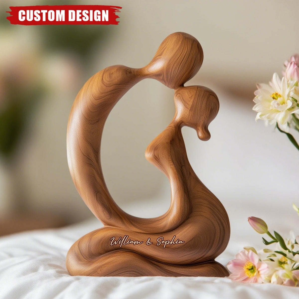 You And Me We Got This - Personalized Couple Shaped Wood Plaque