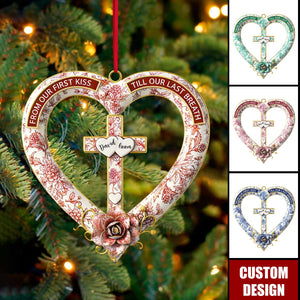 Personalized Couple Christmas Ornament