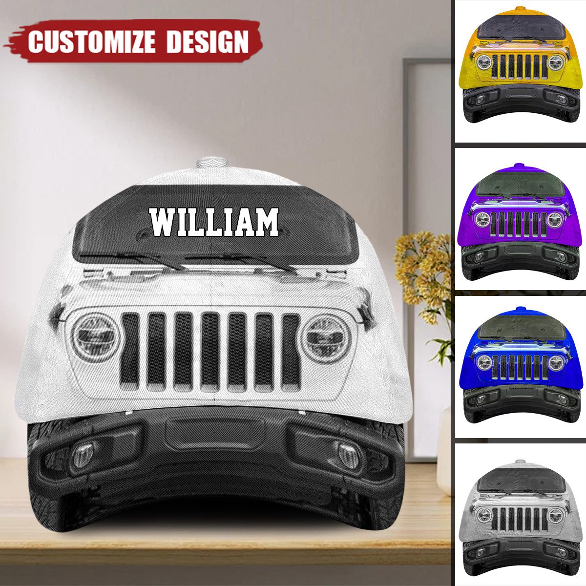 Personalized Off-road Car Cap