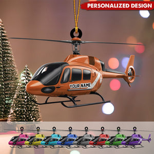 Personalized Helicopter Ornament-Gifts For Pilot Captain-New Release