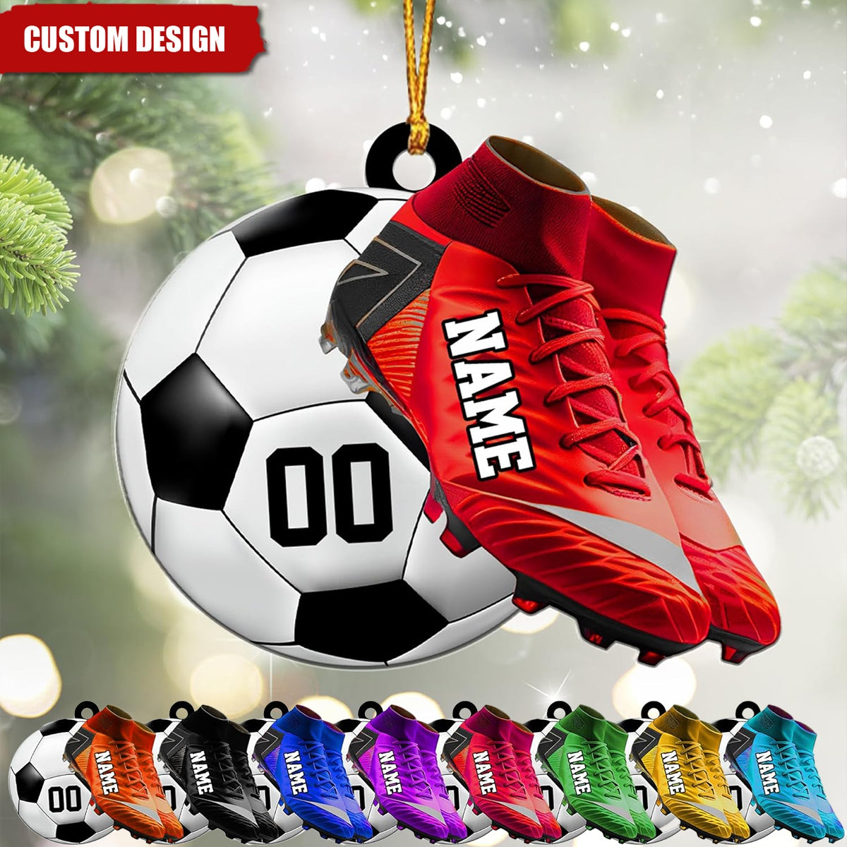 Personalized Soccer Ornaments Gift For Soccer Player - New Release