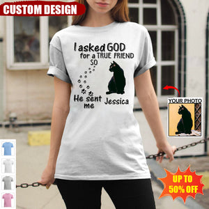 Personalized God Sent Me The Pet Classic Unisex T-Shirt