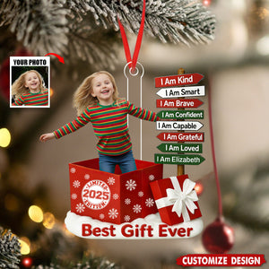 Affirmation Signpost - Personalized Acrylic Ornament