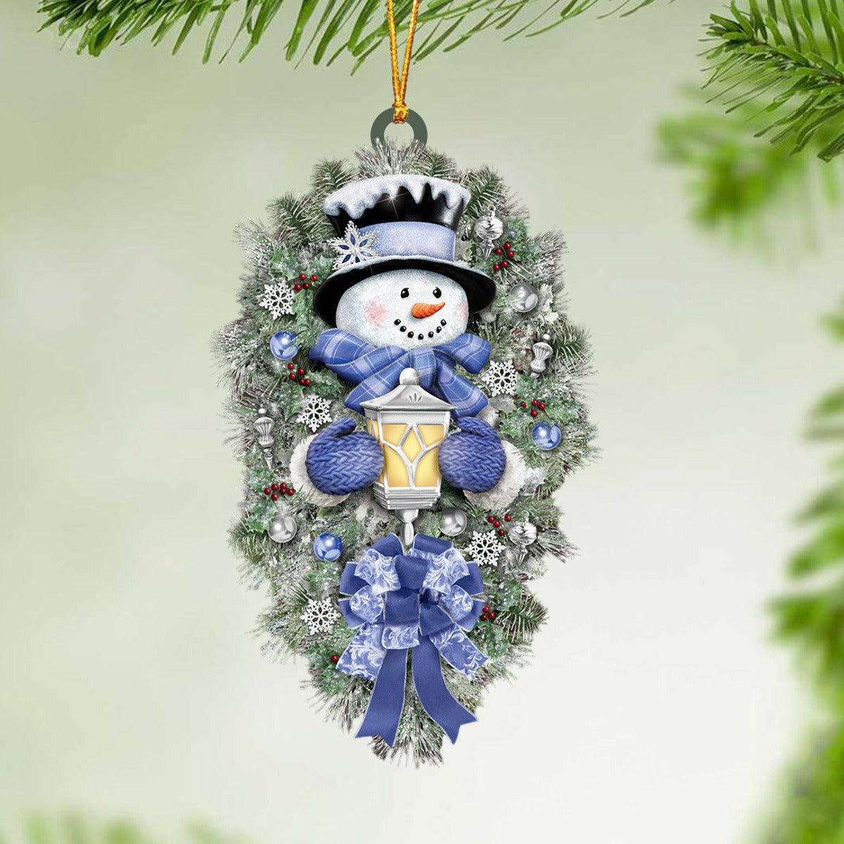 A Warm Winter Welcome snowman Christmas Acrylic Ornament - 2024 New Release