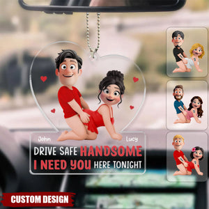 Partners In Crime - Personalized Car Ornament - Naughty Gift For Couple