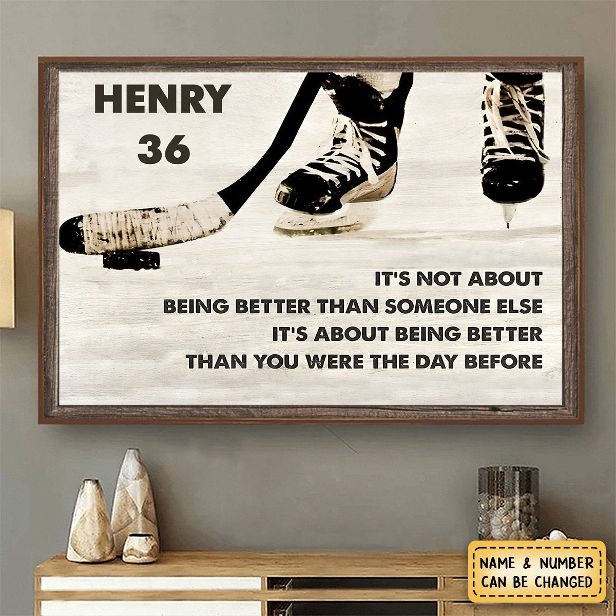 It is not About Being Better Than Someone Else It is about being better than you were the day before-Personalized Poster