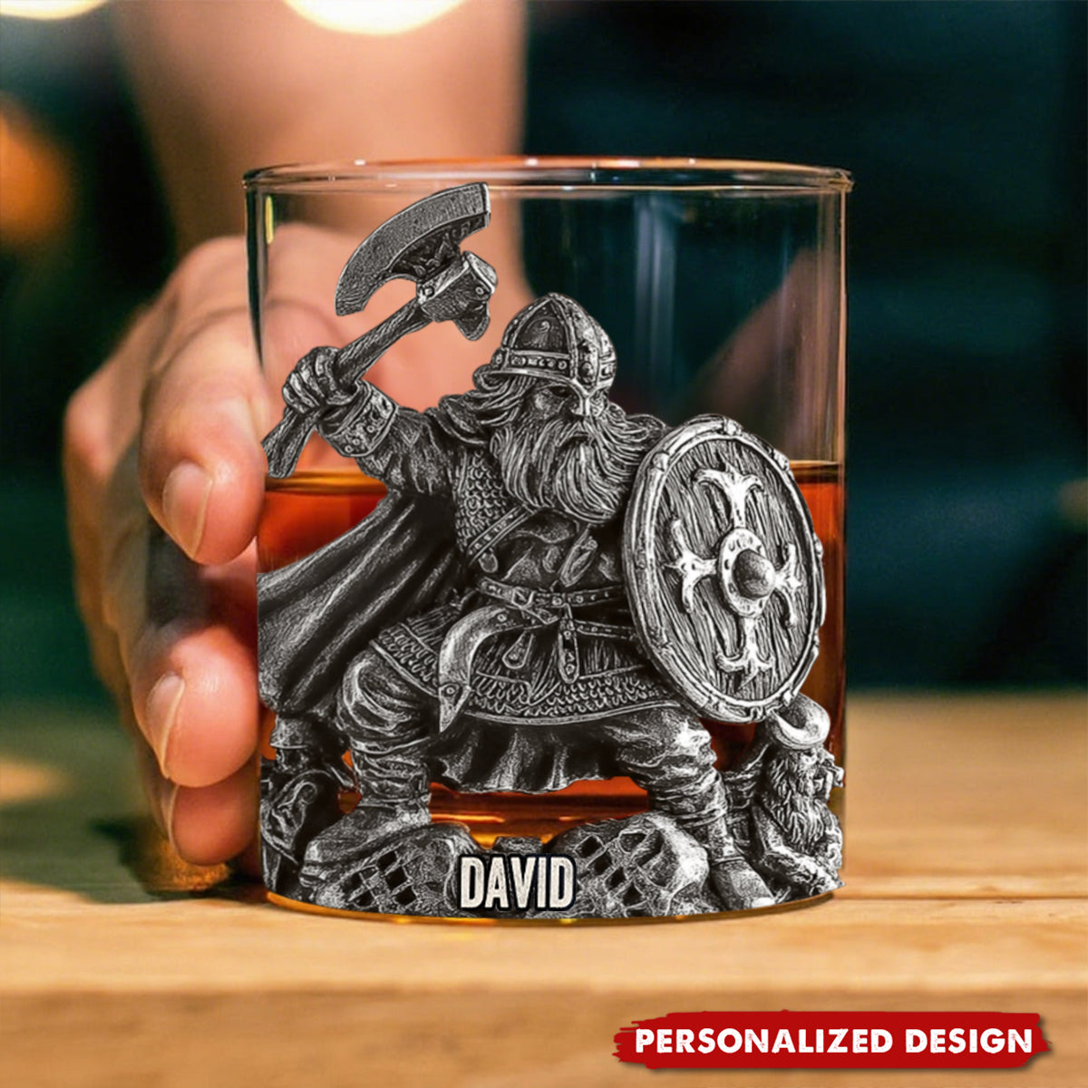 Viking Spirit - Personalized Viking Whiskey Glass