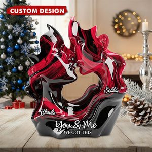 Personalized Couple Custom Shaped Acrylic Plaque