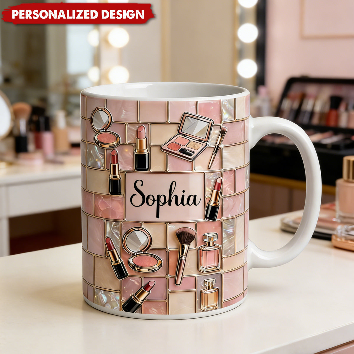 Personalized Makeup Lovers Mug