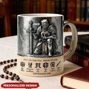 Full Armor Of God-Personalized Mug-Gift For Christian
