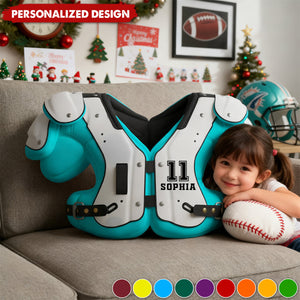 Personalized Shoulder Pad Armor Pillow-Gifts For Sport Lovers