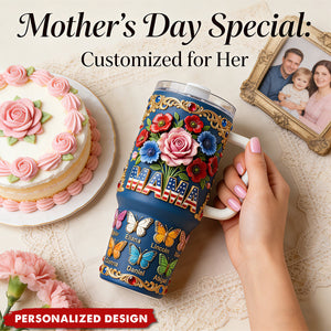 Personalized USA Grandma Mama Tumbler-Gifts For Grandma and Mama