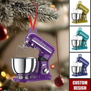 New Release - Personalized Baking Mixer Christmas Ornament - Gift For Baker