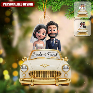 Personalized Anniversary Wedding Couple Ornament-Gifts For Couple
