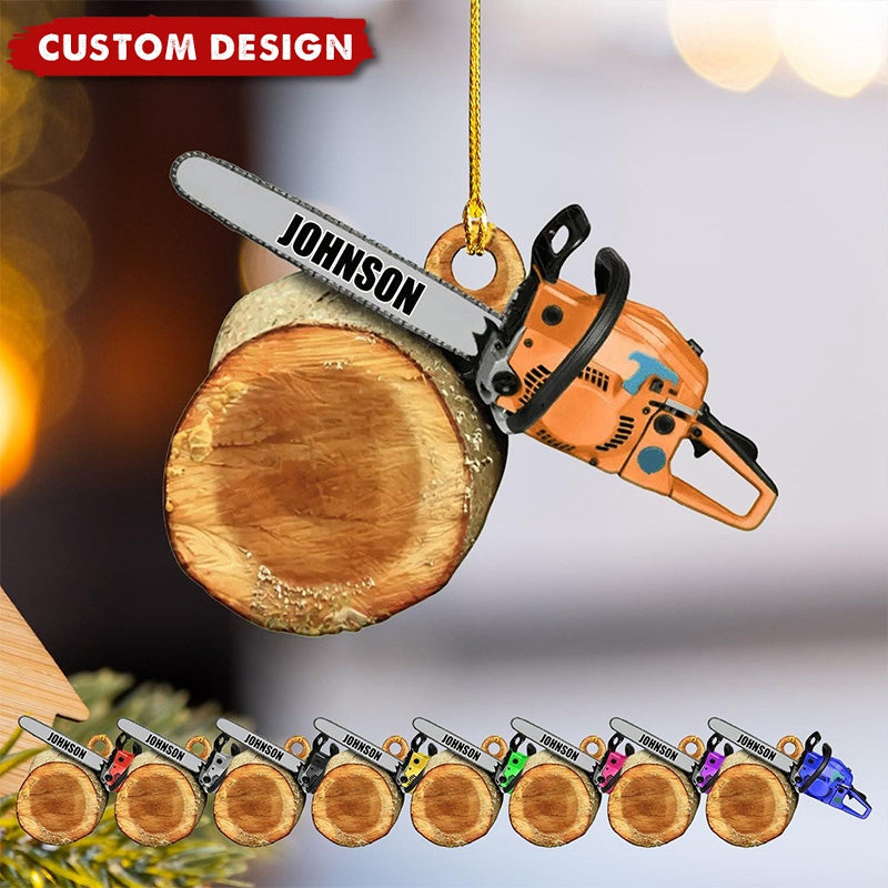 Personalized Arborist Ornaments - Gift For Tree Trimmer - New Release