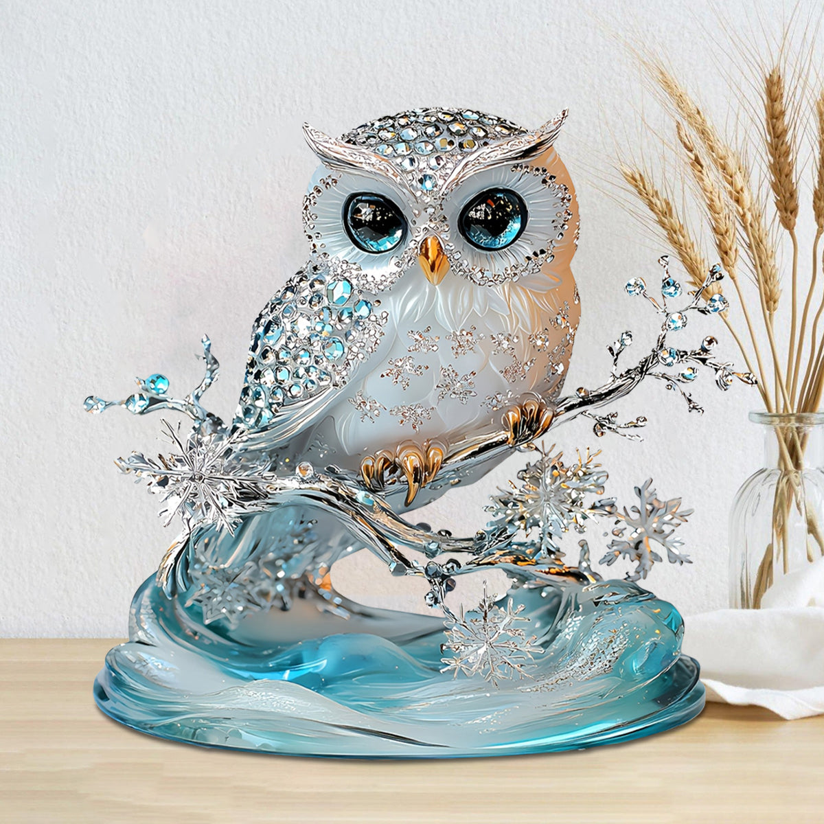 Elegant Owl Acrylic Plaque