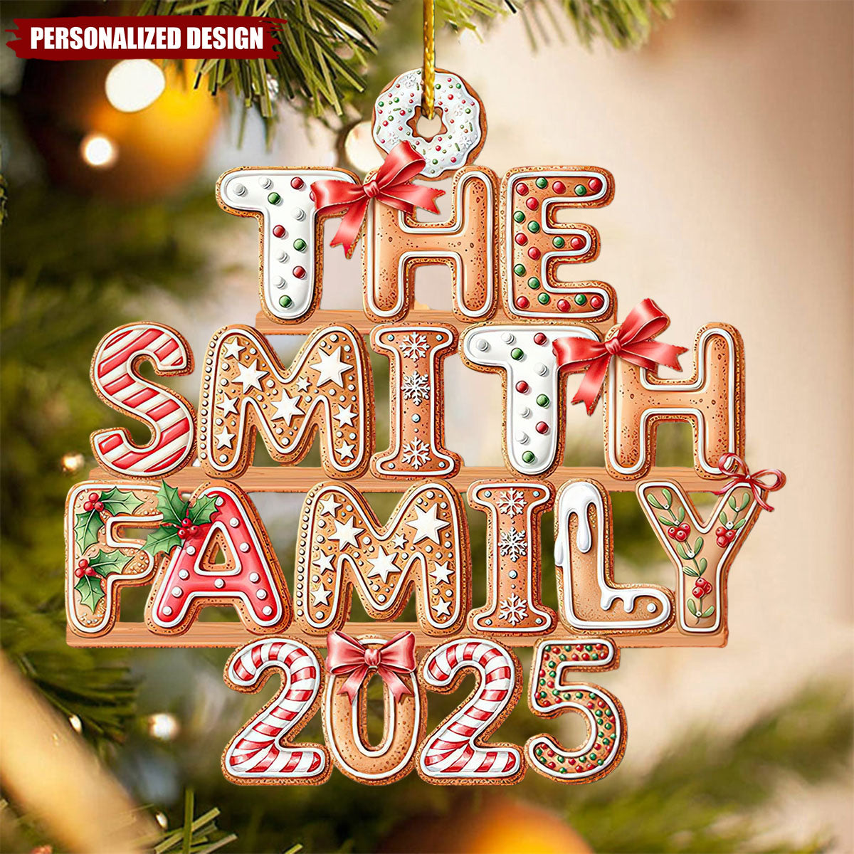 Personalized Family Christmas Ornament-Gift For Family