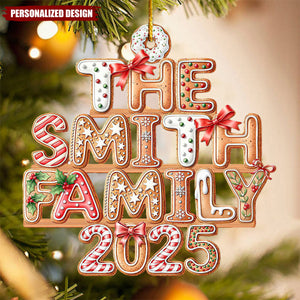 Personalized Family Christmas Ornament-Gift For Family