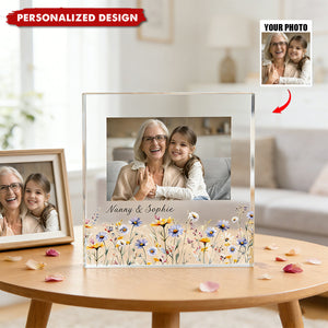 Personalised Acrylic Photo Plaque-Mother's Day Keepsake