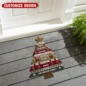 Merry Christmas - Personalized Family Non-Slip Tufted Rug