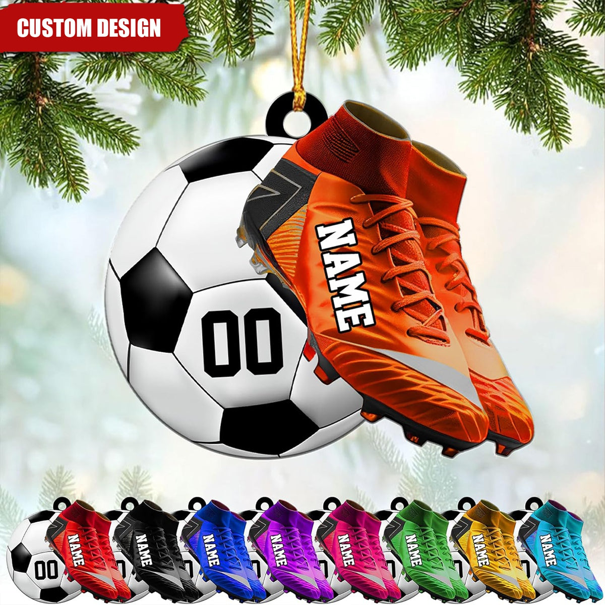 Personalized Soccer Ornaments Gift For Soccer Player - New Release