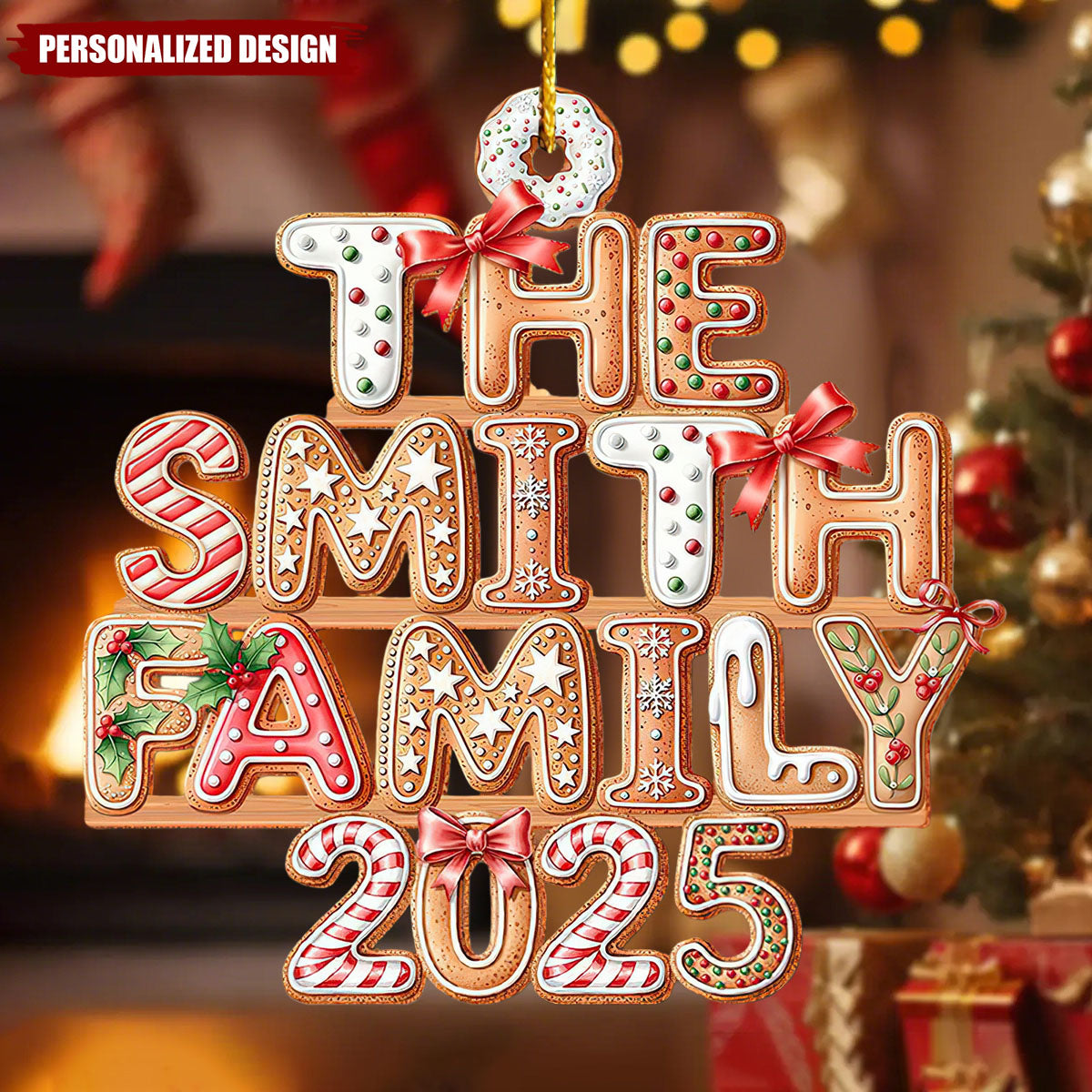 Personalized Family Christmas Ornament-Gift For Family