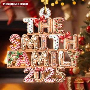 Personalized Family Christmas Ornament-Gift For Family