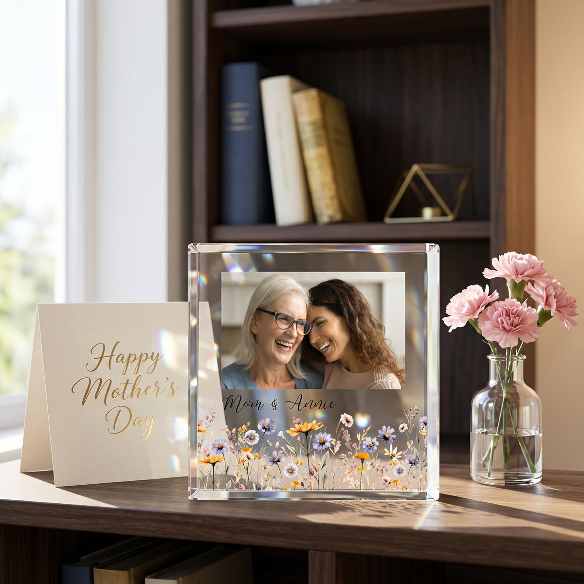 Personalised Acrylic Photo Plaque-Mother's Day Keepsake