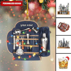 2024 New Release Personalized Alcohol Drink Shaker Ornament