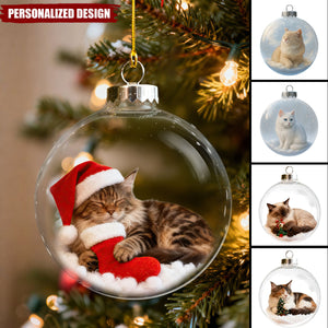 Cute Cat Christmas Ornaments