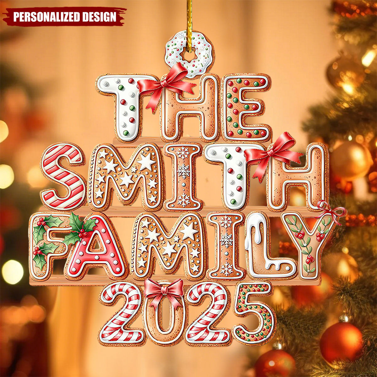 Personalized Family Christmas Ornament-Gift For Family