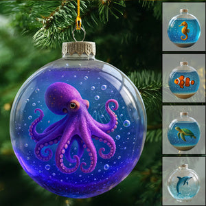 Ocean Whisper Christmas Ornament