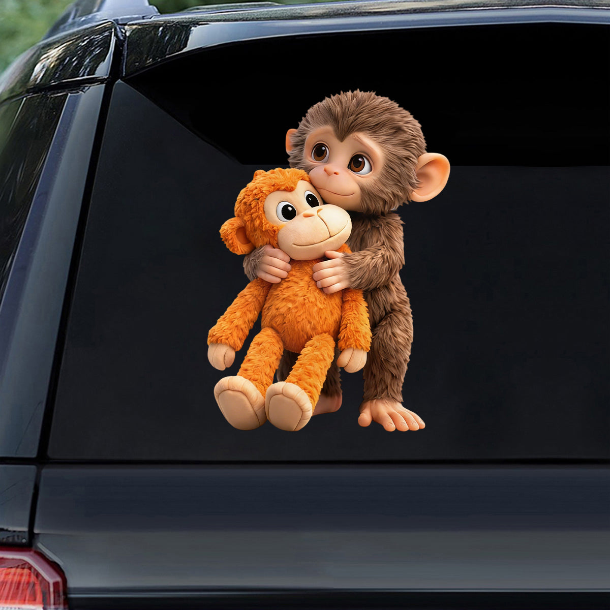 Monkey Punch Window Car Decal Sticker