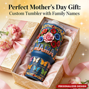Personalized USA Grandma Mama Tumbler-Gifts For Grandma and Mama