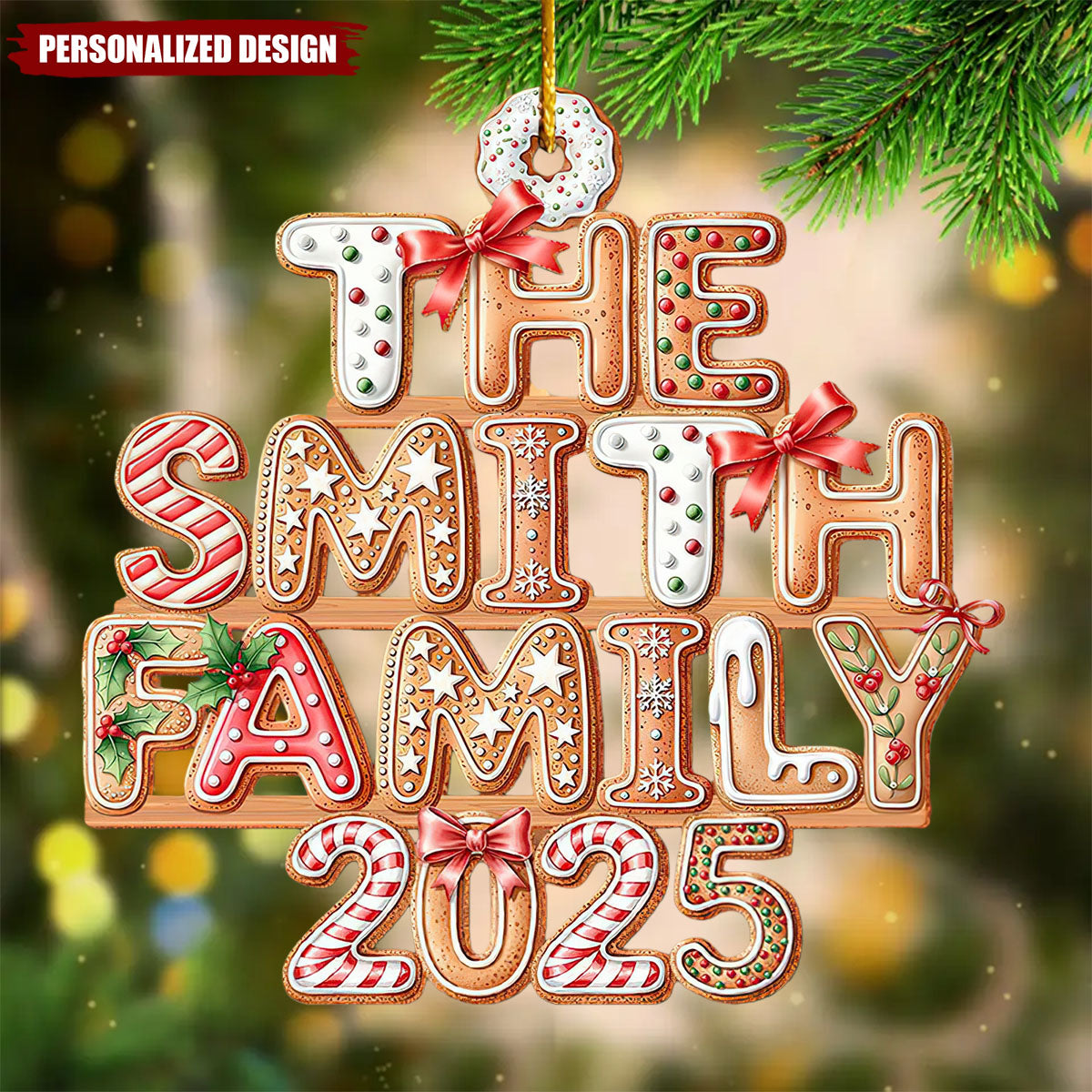 Personalized Family Christmas Ornament-Gift For Family