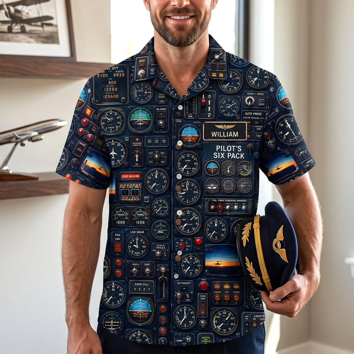 Six Packs of Pilots Hawaiian Shirt - Personalized Gifts For Pilots