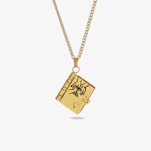 My Incredible Daughter Son Book Necklace
