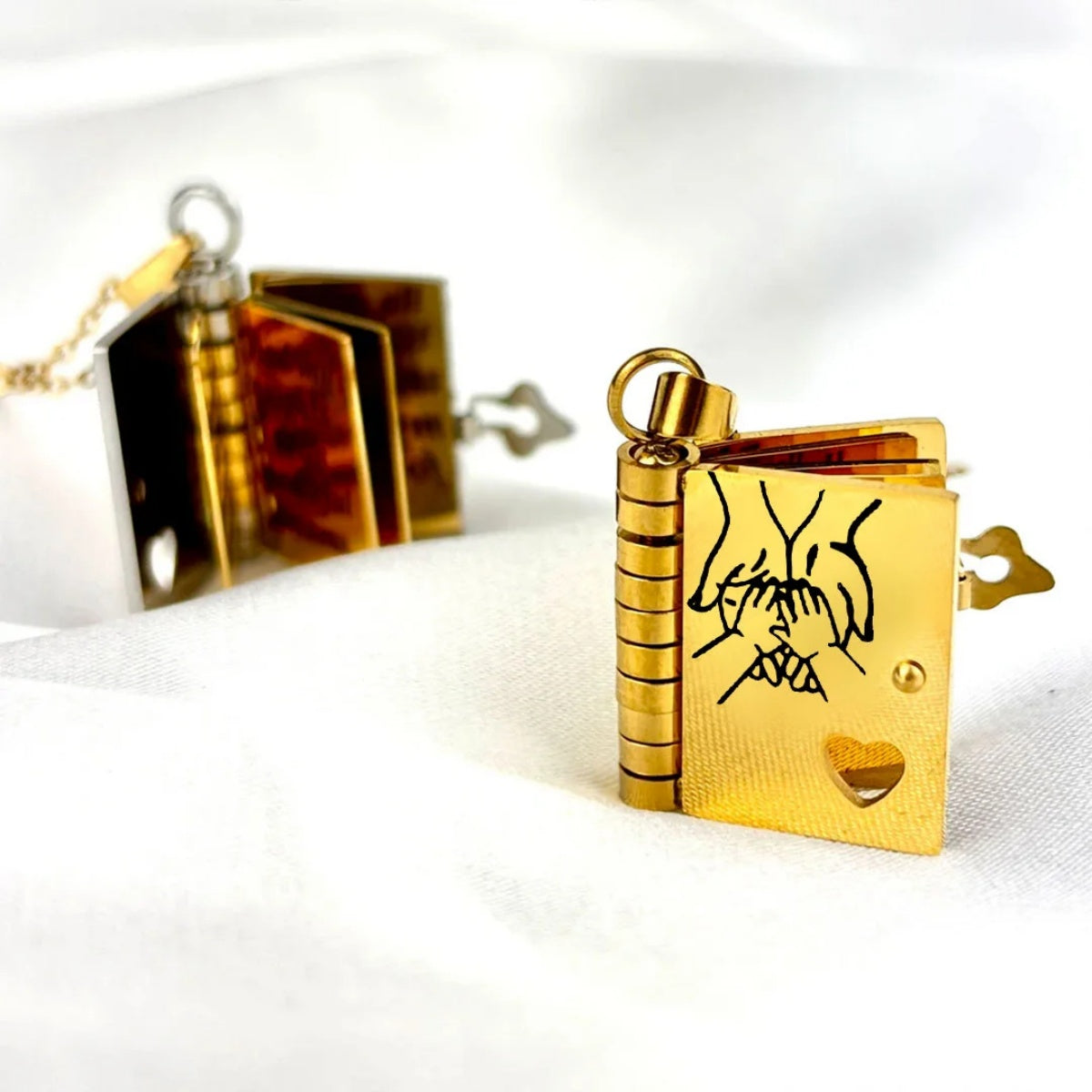 My Incredible Daughter Son Book Necklace