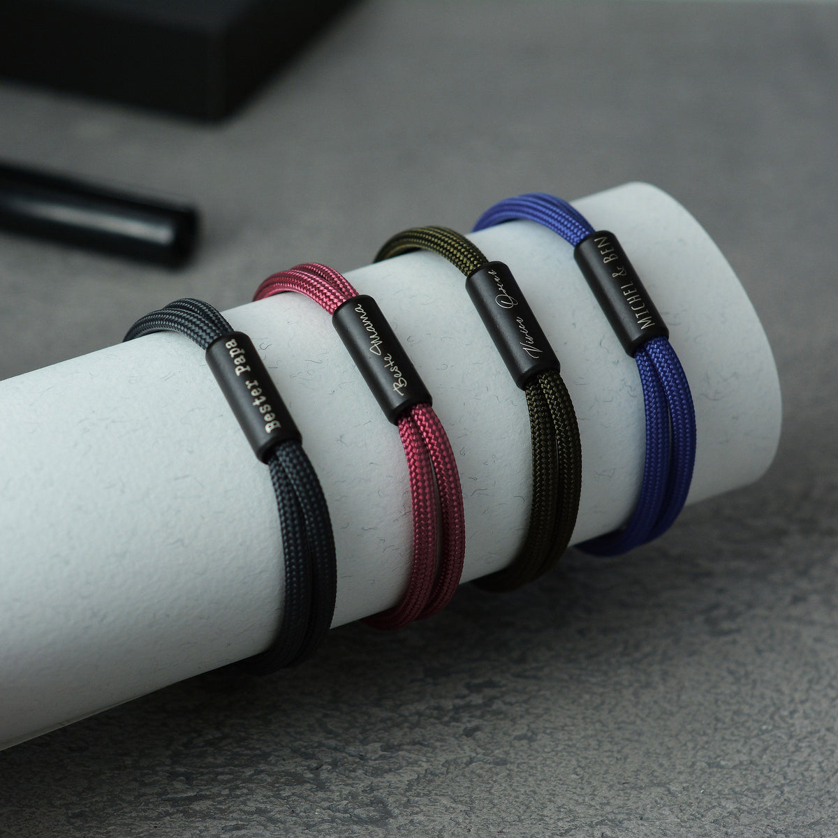 In Loving Memory Bracelet "I Will Carry You With Me" - Personalized Engraved Memorial Bracelet