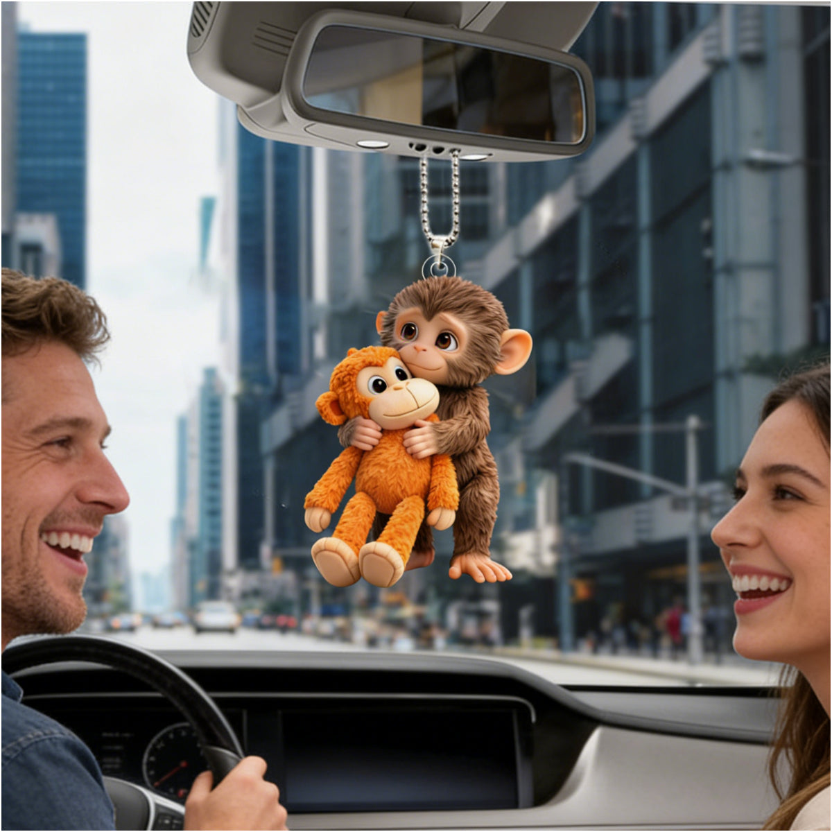 Monkey Punch Car Hanging Ornament