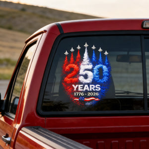 USA 250th Anniversary Rocket Decal Sticker