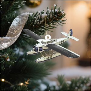 Personalized Airplane Christmas Ornament - New Release