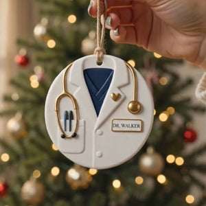 Custom Doctor Ornament ，Personalized Medical School Gift for New Doctor