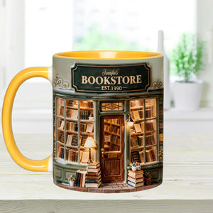 Love Books - Personalized Book Set Accent Mug