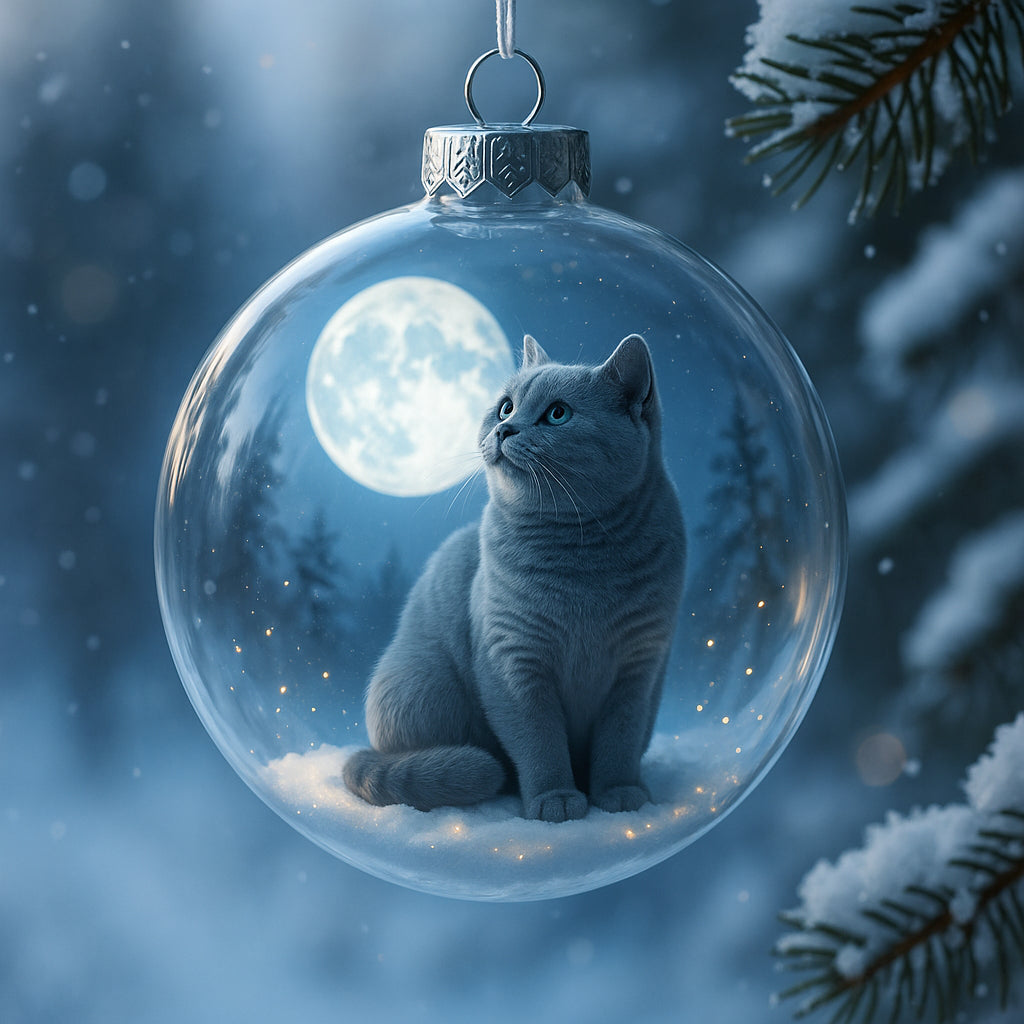 Cute Cat Christmas Ornaments