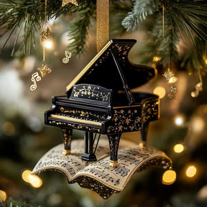 Piano Christmas Ornament - Gift For Pianist