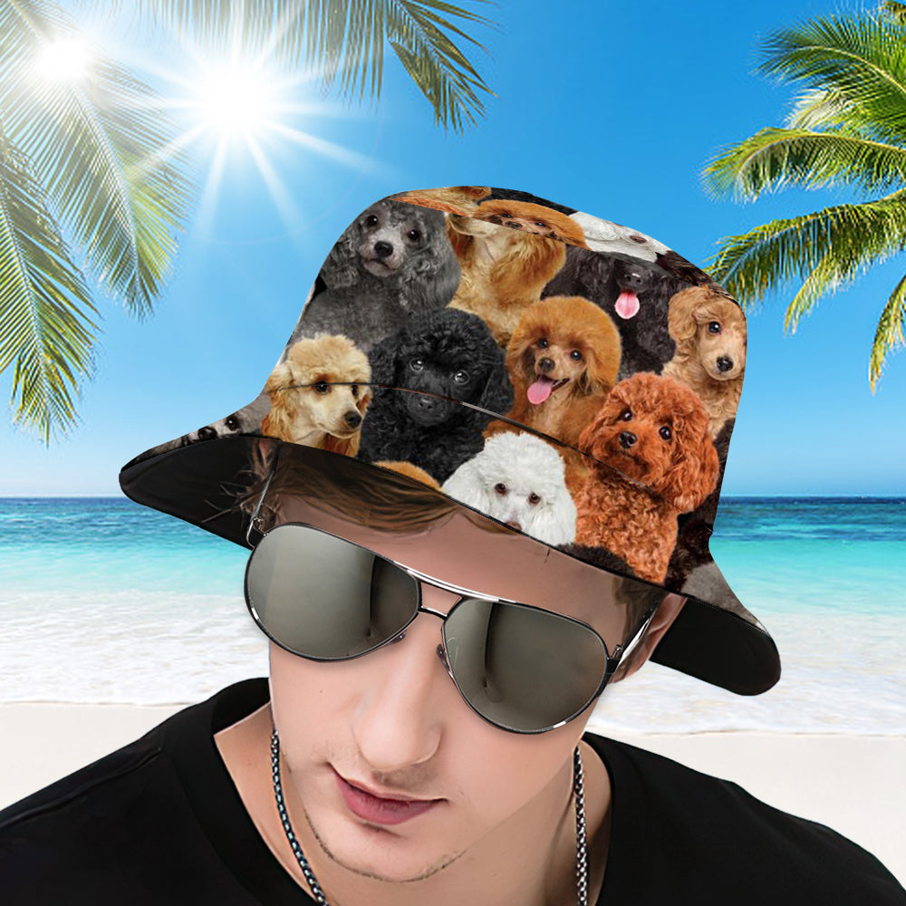 A Bunch Of Poodles Bucket Hat